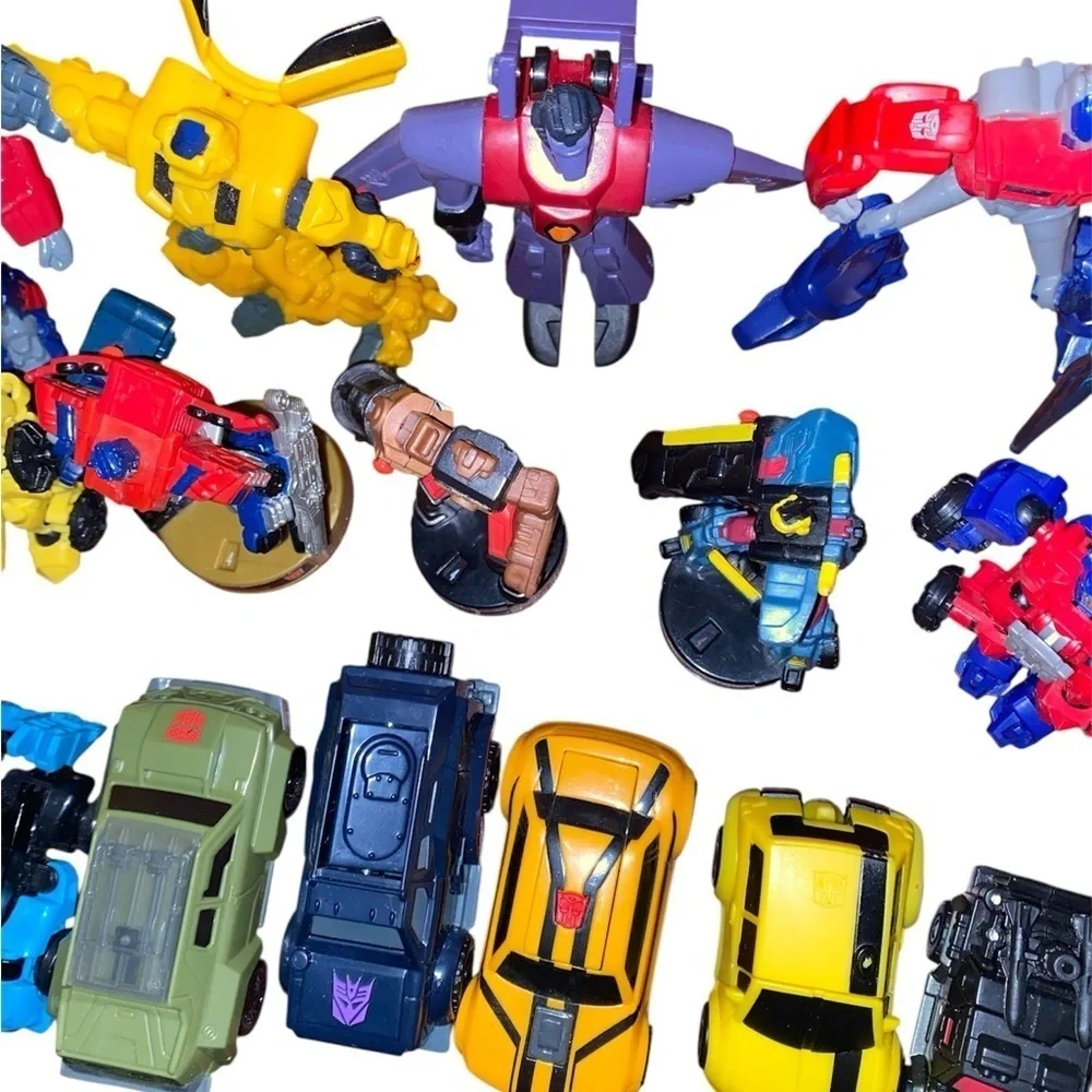 Vintage First Edition Bumblebee + 21 Lot Of Mini/Small Transformer Hasbro Toys